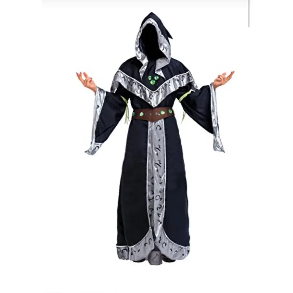 Spooktacular Creations Mystical Dark Sorcerer Costume - Men's Adult XL New